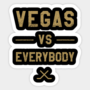 Vegas vs. Everybody Sticker